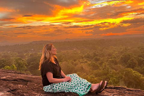 From Kandy: Sigiriya Rock & Minneriya Safari by Luxury Car