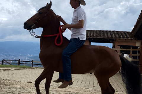 Medellin: Horseback riding, animal show and skyline view