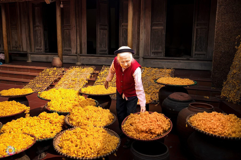 Hanoi: Duong Lam, Carpentry & Silk Village Or Incense & Hat Private: Incense Village & Hat Village & Silk Village