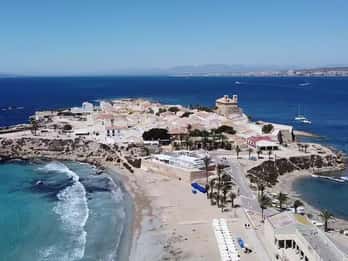 Från Alicante och Torrevieja: Utflykt till Tabarca, Santa Pola och Laguna Rosa