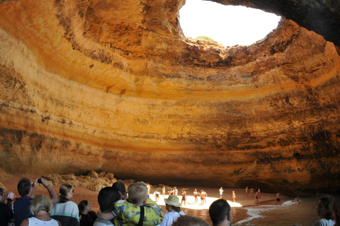 Albufeira - Benagil Caves & Dolphins Boat Tour with Transfer