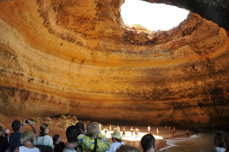 Albufeira - Benagil Caves & Dolphins Boat Tour with Transfer