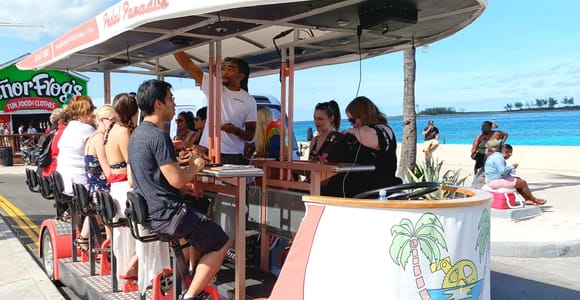 Nassau: Downtown Party Bike Guided Tour