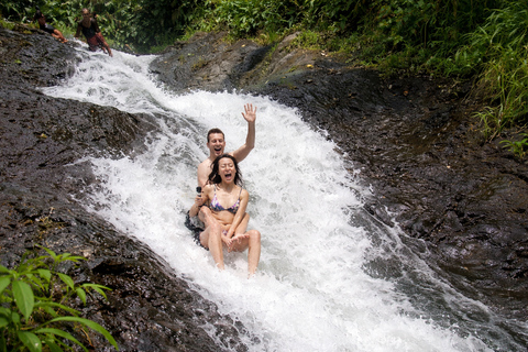 Bali: Sekumpul Waterfall With Waterslide & Rice Terrace Trek Group Tour with Hotel Transfer in Central Bali Area