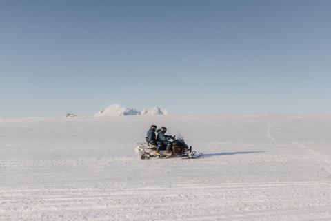 Reykjavik: Langjökull Glacier Snowmobile Tour & Hot Spring