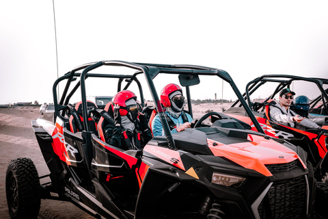 Experiência matinal de buggy nas dunas em Abu Dhabi