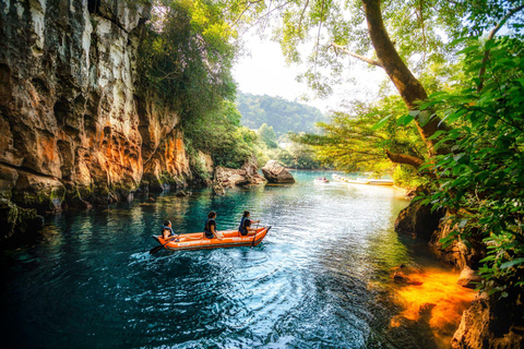 Phong Nha: Zipline Dark Cave & Paradise Cave Exploration Option 4: Full Adventure Experience - Drop-off in Hue