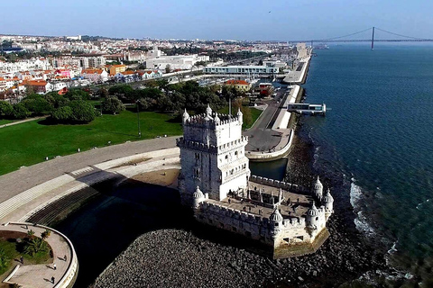 Visite privée : Cristo Rei, Belem, Château de São Jorge, Vue à 360°.Des options standard pour tous.