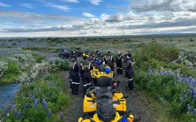 ATV guided trip close to dettifoss iceland