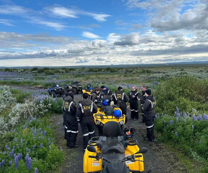 Viagem guiada de quadriciclo perto de Dettifoss Islândia