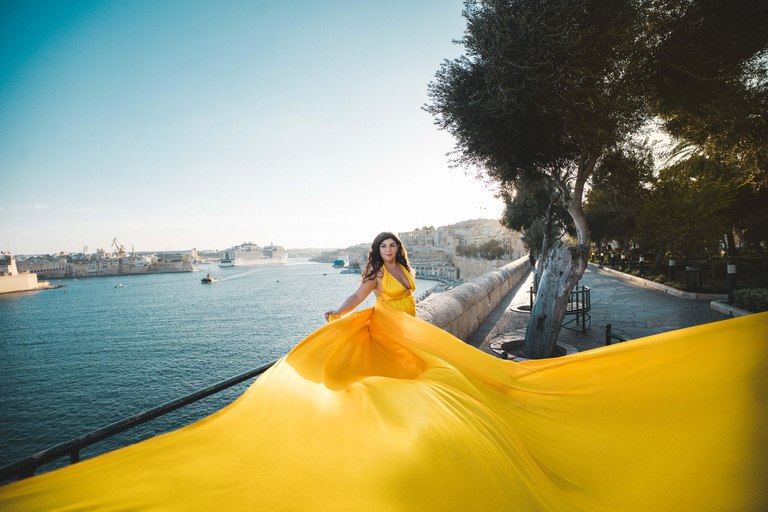 Malta: Flying Dress Photoshoot & Video Experience