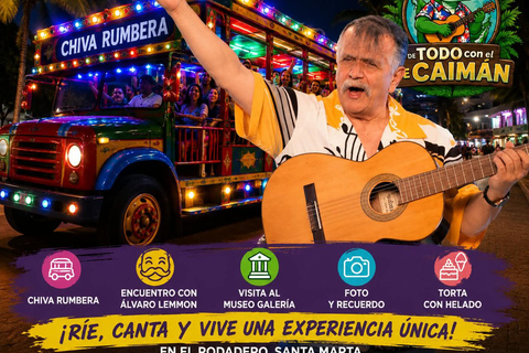 Santa Marta Chiva Rumbera, Encounter with Alvaro Lemmon, the Caiman Man Santa Marta Chiva Rumbera, meet Alvaro Lemmon, the Caiman Man