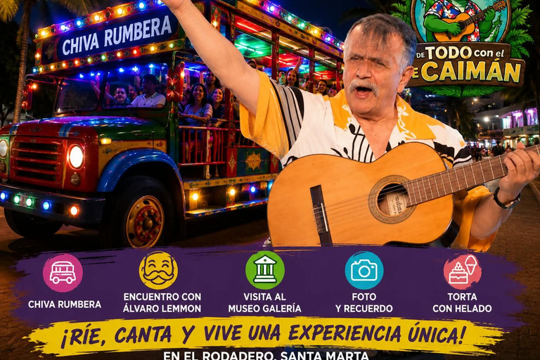 Santa Marta Chiva Rumbera, Encounter with Alvaro Lemmon, the Caiman Man Santa Marta Chiva Rumbera, meet Alvaro Lemmon, the Caiman Man