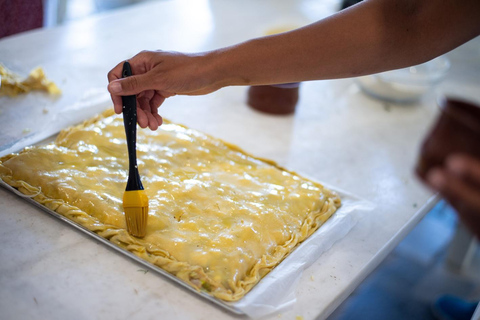 Greek Cooking Class with a Local Chef, Wine, & Meal in Drios Drios: Greek Cooking Class with a Chef, Wine, and Meal