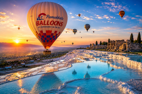 Antalya/Side: Pamukkale Hot Air Balloon Ride w/Lunch Balloon Watching