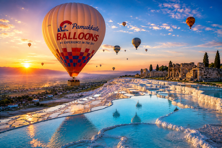 Antalya/Side: Pamukkale Hot Air Balloon Ride w/Lunch Balloon Watching