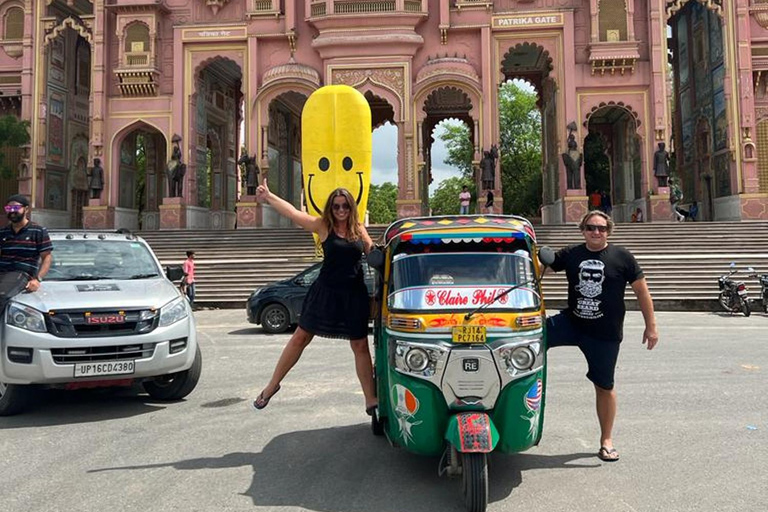 Joyful Private Full Day Tour of Pink City Jaipur By Tuktuk