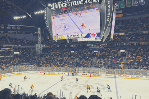 Nashville: Nashville Predators Ice Hockey Game Ticket Upper Sideline