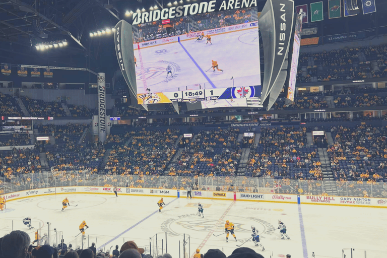 Nashville: Nashville Predators Ice Hockey Game Ticket Upper Sideline