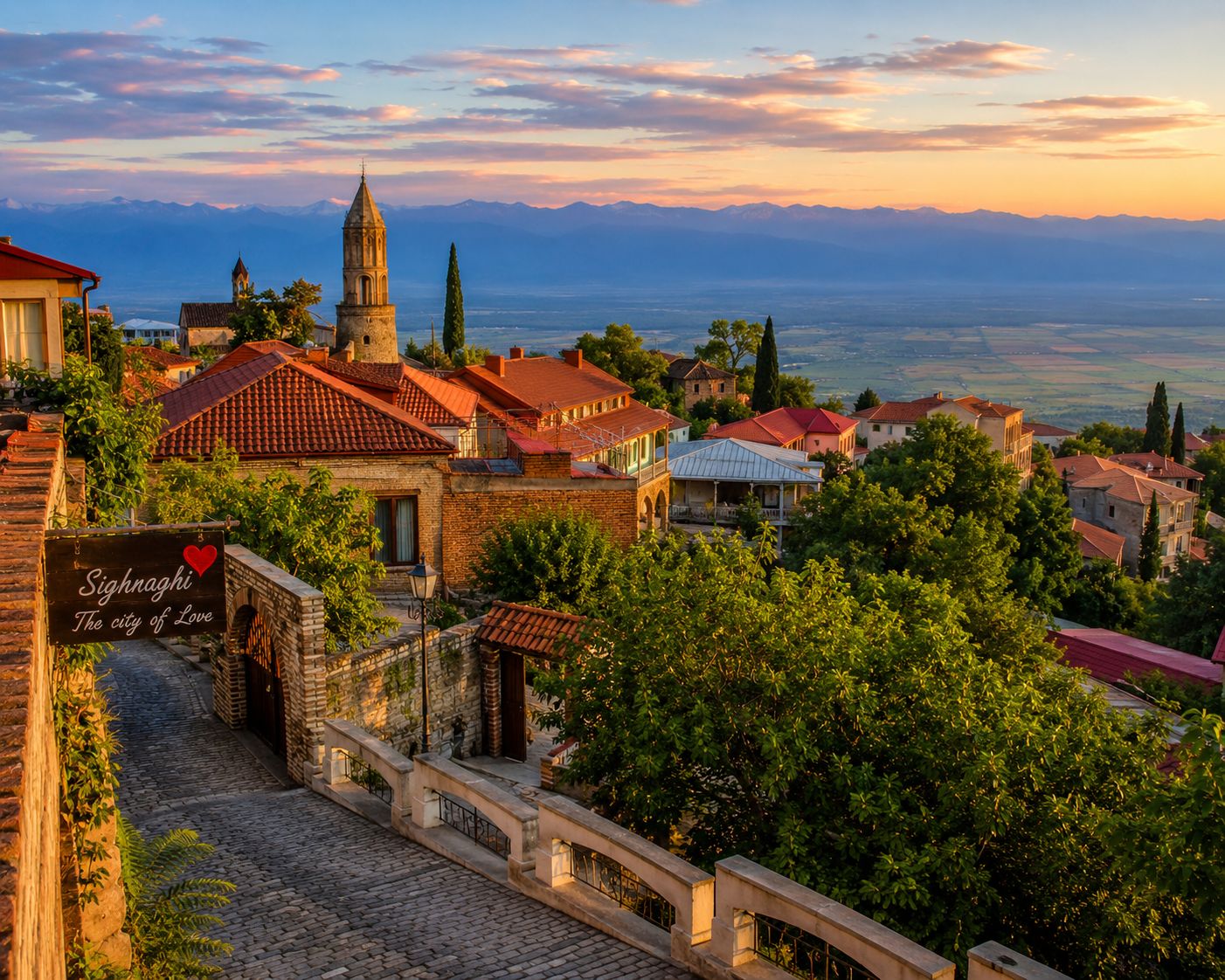 Tour von Tiflis nach Kachetien, Sighnaghi, Bodbe und Telawi