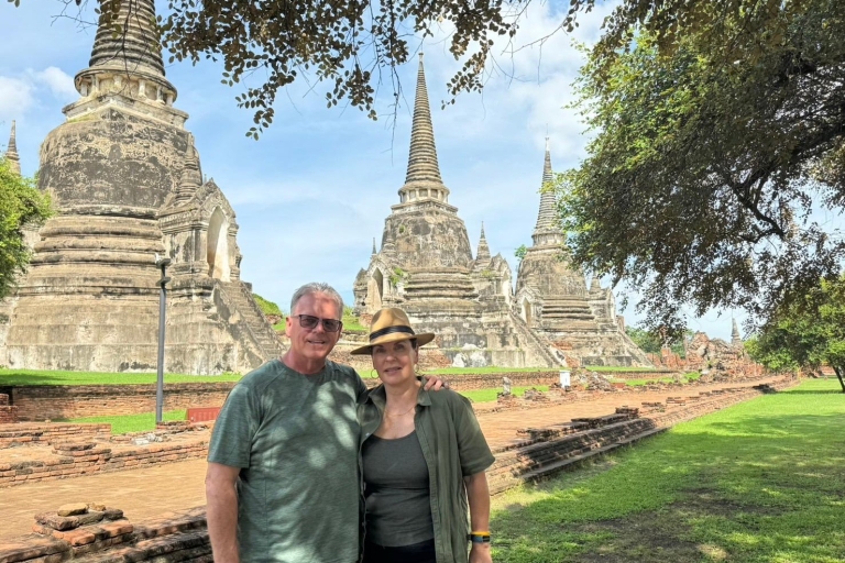 Prywatna wycieczka do miejsca światowego dziedzictwa Ayutthaya z wycieczką łodzią