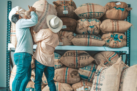 Die Kunst des Kaffees in Medellin, Kolumbien.