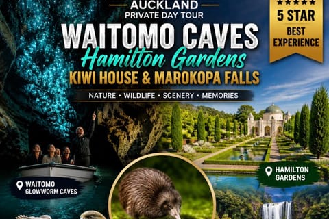 From Auckland: Waitomo Caves, Gardens, and Kiwi House Tour - Image 2