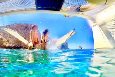 Porto Conte: Half-day catamaran tour with aperitif