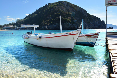 Excursão particular a Corfu - Paleokastritsa e praia de Glyfada