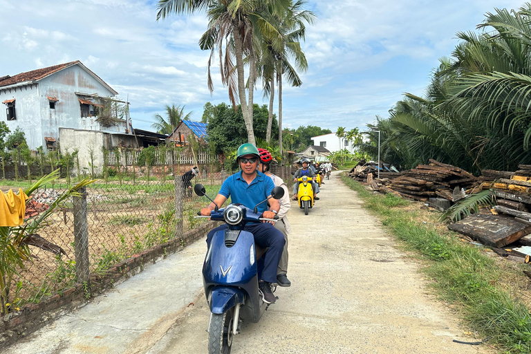 Hoi An Untold: E-scooter Tour to Countryside and Basket Boat