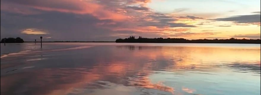 Cocoa Beach : croisière privée au coucher du soleil en ponton