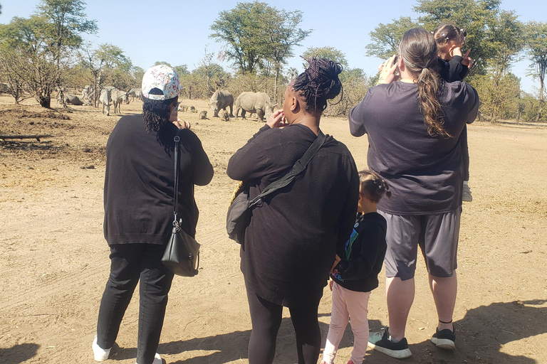 Livingstone: Mosi-oa-Tunya National Park White Rhino Tour