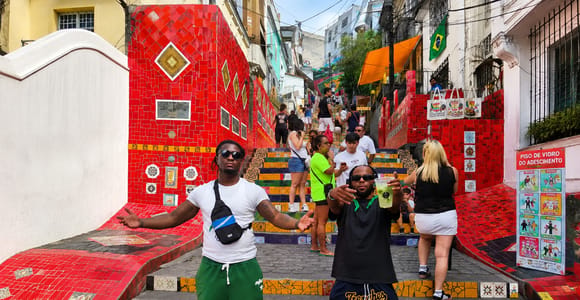 Rio de Janeiro: Exklusives Drohnenvideo an der Selarón-Treppe