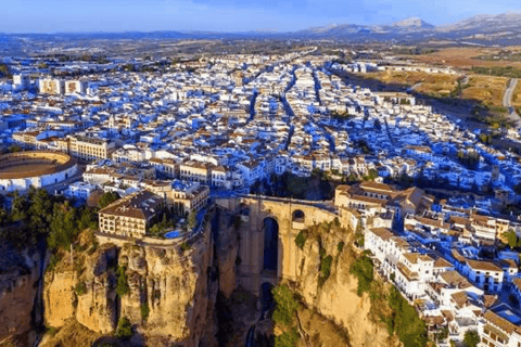 Från Sevilla: Ronda, Setenil vita stad och Zahara utsiktsplats