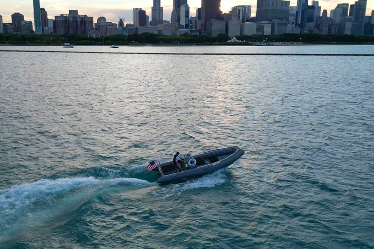 Chicago: Rejs wycieczkowy po jeziorze i rzece łodzią RIBChicago: Wycieczka po jeziorze i rzece łodzią RIB