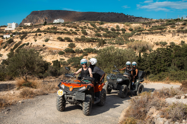 Vanuit Heraklion: Quad Safari Wild Kreta Avondtour