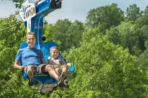 Canyon Sainte Anne: Air Canyon Ride with Park Entry