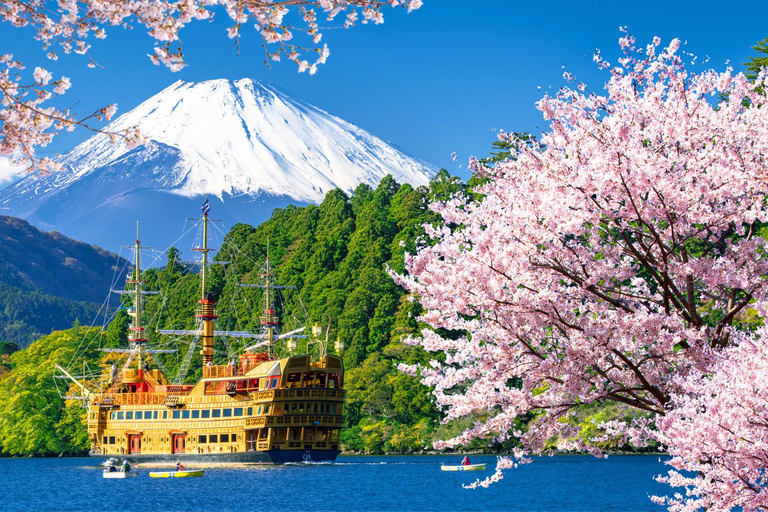 Tokyo : Excursion d'une journée au Mont Fuji et à Hakone avec téléphérique et croisière