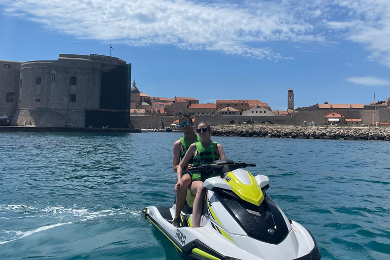 Dubrovnik: Excursión guiada en moto acuática