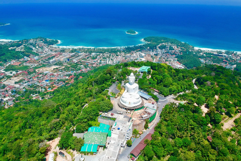 Phuket: Visita guiada al Gran Bhudda, Wat Chalong, Casco AntiguoVisita por la tarde