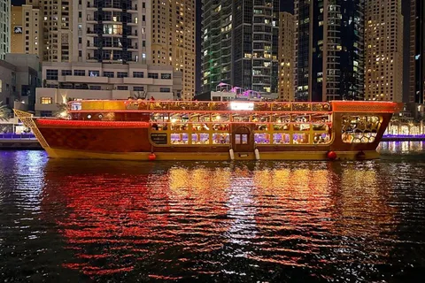 Dubai Marina Luxury Dhow Cruise Illallinen Perinteinen 5*