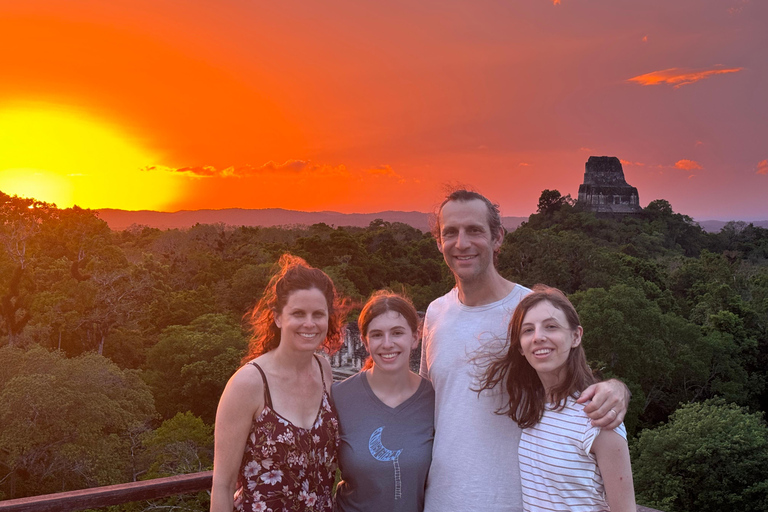 Tikal Sunset, Archeological focus and Wildlife Spotting From San Ignacio Belize, Small Group