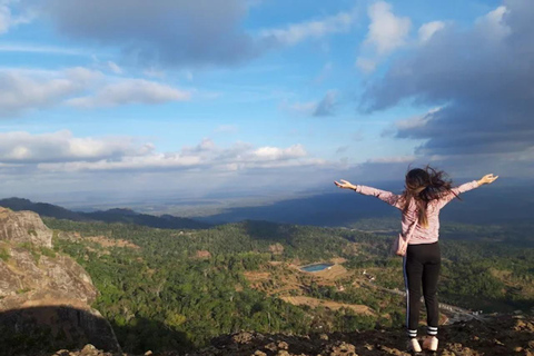 Sunrise at Nglanggeran Volcano, Jomblang Cave & Timang Tour