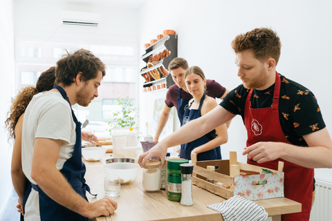 Aula de culinária; štrukelj tradicional da Eslovênia