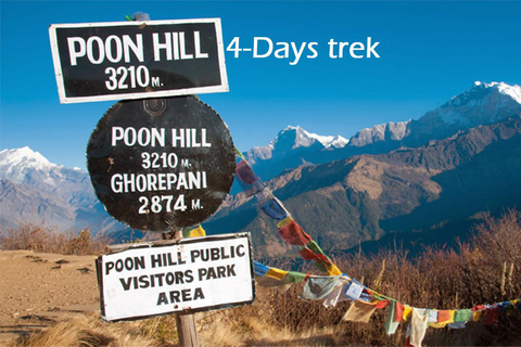 Pokhara: 4-dniowy trekking Poon Hill, GhorepaniPokhara: 4-dniowy trekkingNiezapomniany trekking Poon Hill