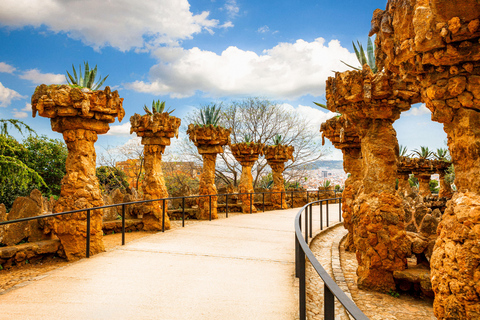 Barcelona: Park Güell Guided Tour with Fast-Track Ticket Park Güell Guided Tour in Italian