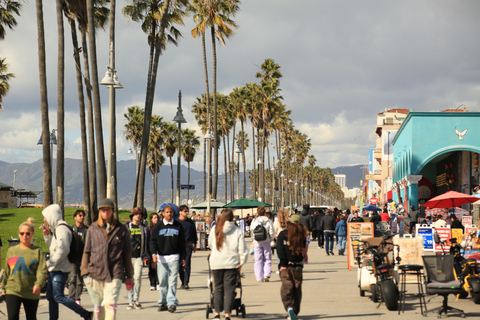 Venice California: Half Day Tour in Open Air Bus