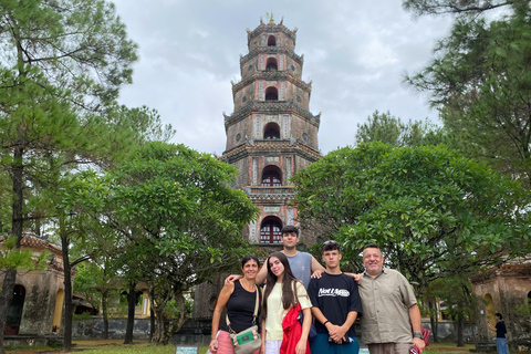 Hue: Salt Coffee, Thien Mu & Incense Village Private Tour (Private Van + Tour Guide)
