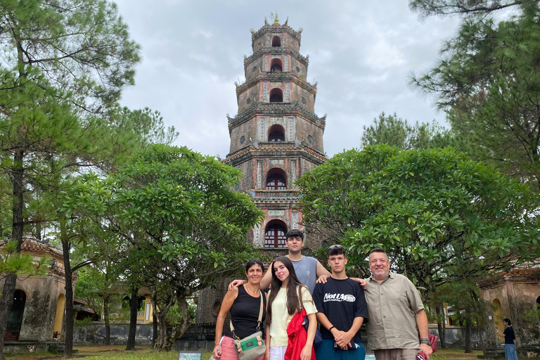 Hue: Salt Coffee, Thien Mu & Incense Village Private Tour (Private Van + Tour Guide)