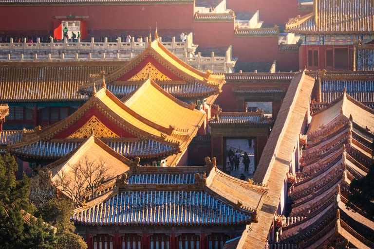Beijing Jingshan Park Sunset Palace View & Ming History Walk